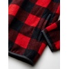 Amazon Essentials Boys and Toddlers’ Midweight Polar Fleece Quarter-Zip Pullover Jacket, Long Sleeve(Red Exploded Buffalo Check)