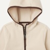 Amazon Essentials Boys and Toddlers’ Polar Fleece Full-Zip Hooded Long Sleeve Insulated Coat Jacket(Beige)