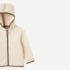 Amazon Essentials Boys and Toddlers’ Polar Fleece Full-Zip Hooded Long Sleeve Insulated Coat Jacket(Beige)