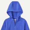 Amazon Essentials Boys and Toddlers’ Polar Fleece Full-Zip Hooded Long Sleeve Insulated Coat Jacket(Blue)