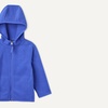 Amazon Essentials Boys and Toddlers’ Polar Fleece Full-Zip Hooded Long Sleeve Insulated Coat Jacket(Blue)