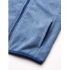 Amazon Essentials Boys and Toddlers’ Polar Fleece Full-Zip Mock-Neck Vest(Blue Heather)