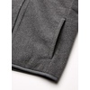 Amazon Essentials Boys and Toddlers’ Polar Fleece Full-Zip Mock-Neck Vest(Charcoal Heather)