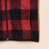 Amazon Essentials Boys and Toddlers’ Polar Fleece Full-Zip Mock-Neck Vest(Red Exploded Buffalo Check)