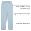 Amazon Essentials Boys and Toddlers’ Pull-On Jean Joggers Pants(Light Blue)