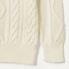 Amazon Essentials Boys and Toddlers’ Quarter-Zip Cotton Cable-Knit Relaxed-Fit Sweater(Eggshell White)