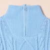 Amazon Essentials Boys and Toddlers’ Quarter-Zip Cotton Cable-Knit Relaxed-Fit Sweater(Powder Blue)