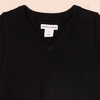 Amazon Essentials Boys and Toddlers’ School Uniform Cotton V-Neck Sweater Vest(Black)