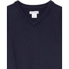 Amazon Essentials Boys and Toddlers’ School Uniform Cotton V-Neck Sweater Vest(Navy)
