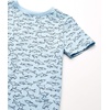 Amazon Essentials Boys and Toddlers’ Short Sleeve Tee Shirts, Cotton Jersey, Multipacks(Shark/Blue/Orange)
