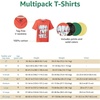 Amazon Essentials Boys and Toddlers’ Short-Sleeve V-Neck T-Shirt Tops