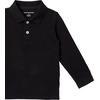 Amazon Essentials Boys and Toddlers’ Uniform Long Sleeve Pique Polo Shirt for School Uniform(5-pack Black)