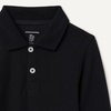 Amazon Essentials Boys and Toddlers’ Uniform Long Sleeve Pique Polo Shirt for School Uniform(Black)