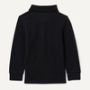 Amazon Essentials Boys and Toddlers’ Uniform Long Sleeve Pique Polo Shirt for School Uniform(Black)