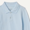 Amazon Essentials Boys and Toddlers’ Uniform Long Sleeve Pique Polo Shirt for School Uniform(Light Blue)