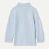 Amazon Essentials Boys and Toddlers’ Uniform Long Sleeve Pique Polo Shirt for School Uniform(Light Blue)