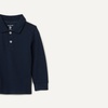 Amazon Essentials Boys and Toddlers’ Uniform Long Sleeve Pique Polo Shirt for School Uniform(Navy)