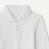Amazon Essentials Boys and Toddlers’ Uniform Long Sleeve Pique Polo Shirt for School Uniform(White)