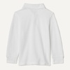 Amazon Essentials Boys and Toddlers’ Uniform Long Sleeve Pique Polo Shirt for School Uniform(White)