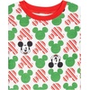 Amazon Essentials Disney | Marvel | Star Wars Boys and Toddlers’ Snug-Fit Cotton Pajama Sleepwear Sets(2-piece Mickey Holiday)