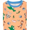 Amazon Essentials Disney | Marvel | Star Wars Boys and Toddlers’ Snug-Fit Cotton Pajama Sleepwear Sets(3-piece Toy Story Rex Set)