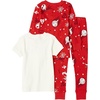 Amazon Essentials Disney | Marvel | Star Wars Boys and Toddlers’ Snug-Fit Cotton Pajama Sleepwear Sets(Nightmare Valentine – Kids)