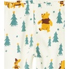 Amazon Essentials Disney | Marvel | Star Wars Boys and Toddlers’ Snug-Fit Cotton Pajama Sleepwear Sets(Pooh Holiday Forest – Kids)