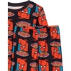 Amazon Essentials Disney | Marvel | Star Wars Boys and Toddlers’ Snug-Fit Cotton Pajamas Sleepwear Sets for Toddler(2-piece Marvel Spider-man)