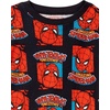 Amazon Essentials Disney | Marvel | Star Wars Boys and Toddlers’ Snug-Fit Cotton Pajamas Sleepwear Sets for Toddler(2-piece Marvel Spider-man)