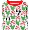 Amazon Essentials Disney | Marvel | Star Wars Unisex Kids’ Snug-Fit Cotton Pajamas(Mickey Holiday – Baby and Kids)