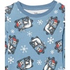 Amazon Essentials Disney | Marvel | Star Wars Unisex Kids’ Snug-Fit Cotton Pajamas(Nightmare Santa Jack)