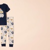 Amazon Essentials Disney | Marvel | Star Wars Unisex Kids’ Snug-Fit Cotton Pajamas(Star Wars Winter)