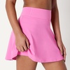 Amazon Essentials Girls’ Active FormFlex Buttery Soft Athletic Golf Tennis Skort with Built-in Shorts, Moisture-Wicking(Pink)