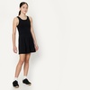 Amazon Essentials Girls’ Active FormFlex Buttery Soft Tank Tennis Dress with Built-in Bodysuit, Bra, & Shorts(Black)