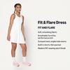 Amazon Essentials Girls’ Active FormFlex Buttery Soft Tank Tennis Dress with Built-in Bodysuit, Bra, & Shorts(White)