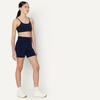 Amazon Essentials Girls’ Athletic FormFlex Buttery Soft Dance Cartwheel Bike Shorts(Navy)