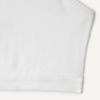 Amazon Essentials Girls’ Cotton Jersey Racerback Crop Top Bralette(White)