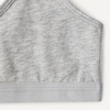 Amazon Essentials Girls’ Cotton Jersey V-Neck Training Bralettes(Pale Pink / Grey Marl)