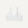 Amazon Essentials Girls’ Cotton Jersey V-Neck Training Bralettes(White)