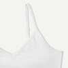 Amazon Essentials Girls’ Cotton Jersey V-Neck Training Bralettes(White)