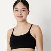 Amazon Essentials Girls’ FormFlex Light Support Spaghetti Strap Training Sports Bra(Black)