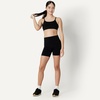 Amazon Essentials Girls’ FormFlex Light Support Spaghetti Strap Training Sports Bra(Black)