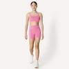 Amazon Essentials Girls’ FormFlex Light Support Spaghetti Strap Training Sports Bra(Pink)