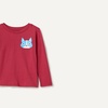 Amazon Essentials Toddler Boys’ Long-Sleeve Cotton T-Shirts, Multipacks(Dark Red Dog)
