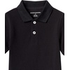 Amazon Essentials Toddler Boys’ School Uniform Short-Sleeve Pique Polo Shirts, Breathable Cotton, Button Closure, Multipacks(5-pack Black)