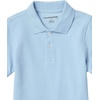 Amazon Essentials Toddler Boys’ School Uniform Short-Sleeve Pique Polo Shirts, Breathable Cotton, Button Closure, Multipacks(5-pack Light Blue)