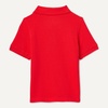Amazon Essentials Toddler Boys’ School Uniform Short-Sleeve Pique Polo Shirts, Breathable Cotton, Button Closure, Multipacks(Bright Poppy Red)