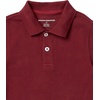Amazon Essentials Toddler Boys’ School Uniform Short-Sleeve Pique Polo Shirts, Breathable Cotton, Button Closure, Multipacks(Burgundy)