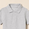 Amazon Essentials Toddler Boys’ School Uniform Short-Sleeve Pique Polo Shirts, Breathable Cotton, Button Closure, Multipacks(Grey Heather)