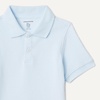 Amazon Essentials Toddler Boys’ School Uniform Short-Sleeve Pique Polo Shirts, Breathable Cotton, Button Closure, Multipacks(Light Blue)